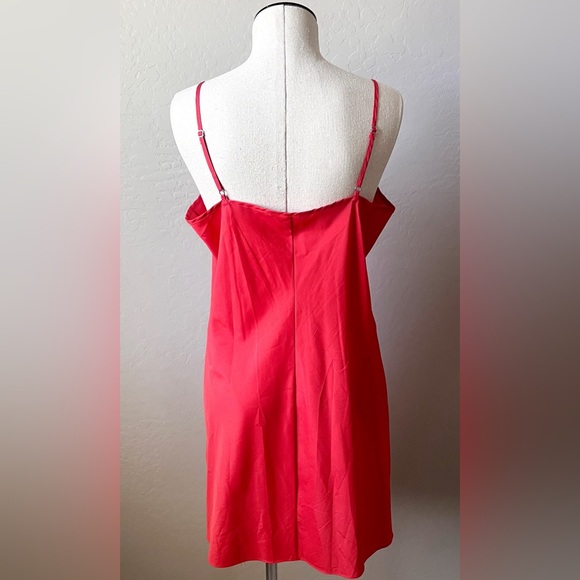 Nanette Lepore Bright Red Floral Belted Dress - Picture 12 of 15